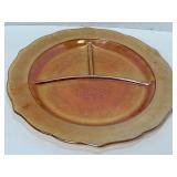 8 Federal Glass Normandie Marigold Carnival 11'