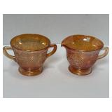 NORMANDIE BOUQUET &  LATTICE Creamer & Sugar