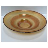 Federal Glass Madrid Console Bowl Marigold