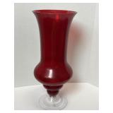 18' Red Vase