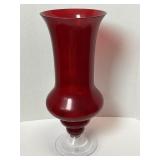 18' Red Vase