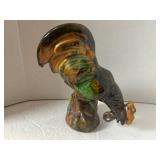 Ceramic rooster decor damaged as pictured 9'