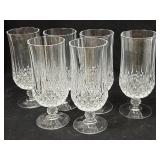 6 Cristal d'Arques Longchamp Lead Crystal