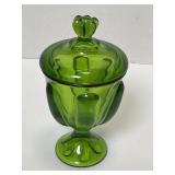Mid Century Modern Viking Glass Candy Dish 1970s