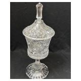 Bohemia Cut Crystal Compote 15'