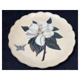 Decorative 10.25' Plate with a Magnolia Flower &