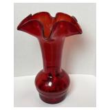 15 1/2' Ruffled Edge Vase