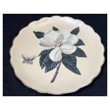 Decorative 10.25' Plate with a Magnolia Flower &