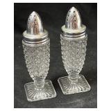 Anchor Hocking Vintage Miss America Salt & Pepper