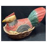 Hand Carved Wooden when On Nest 12 1/2' x 8 1/2'