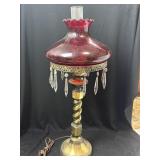 29' Brass Table Lamp