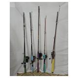 5 Fishing Rod & Reels