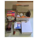 Light Bulbs & Shower Curtain Rings