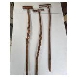 3- Handmade Walking Sticks