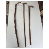 3- Handmade Walking Sticks