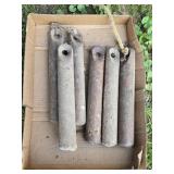 6 Vintage Window Weights