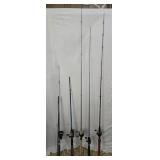 5 Fishing Rod & Reels