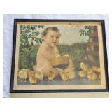 Vintage Johnsons Baby Powder Print 14.5"x 11.5"
