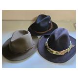 3 Mens Hats