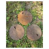 8" Cast Iron Stove Plate