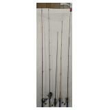 5 Fishing Rods & Reels