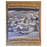 Winter Village Throw Blanket 50" x 62"
