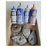 Assorted Chalk Lines & Chalk