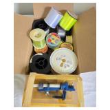 Assorted Fishing Line & Line Spooler