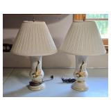 Matching Ceramic Lamps 20" tall