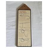 Lure Knot Plaque