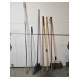 Broom, Trash Dpikes, Dust Pan & more