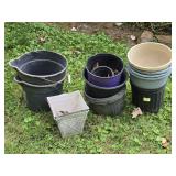 Buckets & Flower Pots