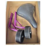 Bicycle Seat & Training Wheels