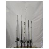 5 Fishing Rod & Reels