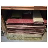 Stack of Carpet Pieces Aprox 24"x 30"
