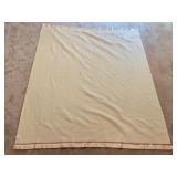 Tan Polyester Blanket 79"x 88"