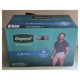 84 Large Depends Underwear