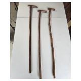 3- Handmade Walking Sticks