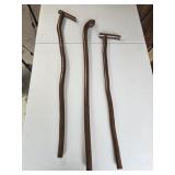 3- Handmade Walking Sticks