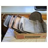 Assorted Metal Baking Pans & more