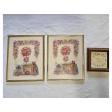 Framed Floral Prints 8"x 10"