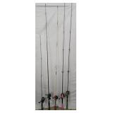 5 Fishing Rods & Reels