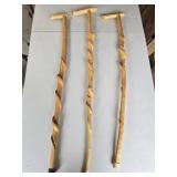 3- Handmade Walking Sticks