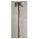 Kelly Works Flint Edge Double Bit Axe 35ï¿½" long