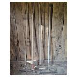 4 Garden Rakes