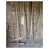 2 Pitch Forks & Push Broom