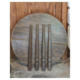 35" Wooden Dining Room Table