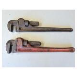 2 Pipe Wrenches 16"