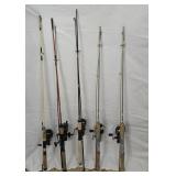 5 Fishing Rod & Reels