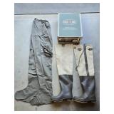 2-Pair Pro Line Rubber Waders Sz-9